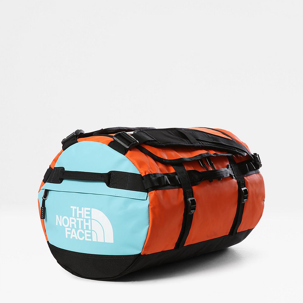 The North Face Duffel Bag Mens Australia - The North Face Base Camp - Small Red Orange / Blue (TAL-3